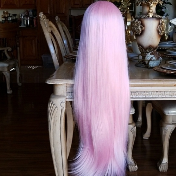 Pink Lace Front Wig main image 3